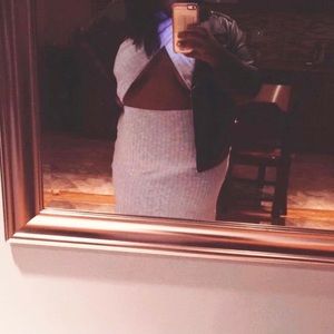 Crossover Mini Dress